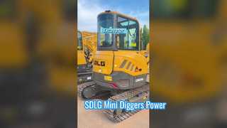 SDLG mini escavadeiras pequenas
